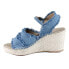 Фото #5 товара Diba True Grants Ville Espadrille Wedge Womens Blue Casual Sandals 50637-400