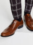 Фото #3 товара ASOS DESIGN oxford shoes in tan leather with toe cap