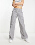 Фото #1 товара Hollister cargo trouser in grey