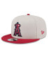 Men's Red Los Angeles Angels 2024 Fourth of July 9FIFTY Snapback Hat