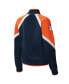 Women's Navy Houston Astros Touchdown Raglan Full-Zip Track Jacket Синий, M - фото #4