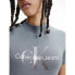 CALVIN KLEIN JEANS Gunmetal Monogram short sleeve T-shirt