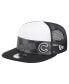 Men's Black Chicago Cubs Checkmate Trucker 9FIFTY Snapback Hat