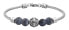 Фото #1 товара Stylish steel bracelet with beads VEDB0291S-A