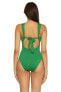 Фото #3 товара Becca by Rebecca Virtue Color Code Rylie Convertible One-Piece Grass Size SM