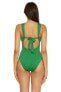 Becca by Rebecca Virtue Color Code Rylie Convertible One-Piece Grass Size SM