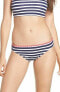 Tommy Bahama 273688 Women's Breton Stripe Bikini Bottoms, Size Small - Blue