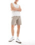 Фото #1 товара New Look linen blend pull on shorts in brown