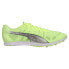 Фото #1 товара Puma Evospeed Distance 9 Training Mens Yellow Sneakers Athletic Shoes 194476-02