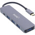 Фото #2 товара InLine USB 3.2 USB-C Multi Hub (4x USB-A 5Gb/s + USB-C (Data/PD 87W)