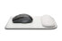 Kensington ErgoSoft™ Wrist Rest Mouse Pad for Standard Mouse - Grey - Monochromatic - Faux leather - Gel - Wrist rest