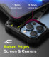 Чехол для смартфона Ringke Fusion X Design Ticket band черный iPhone 13 Pro Max.