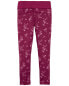 Kid Floral Print Active Leggings In BeCool™ Fabric 14