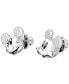 ფოტო #3 პროდუქტის Disney Mickey Mouse Silver-Tone Crystal Stud Earrings