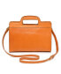 ფოტო #3 პროდუქტის Women's Genuine Leather Sleek Creek Crossbody Bag