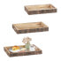 Фото #2 товара Mangoholz Tablett 3er Set