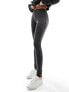 Noisy May high waisted leggings in dark grey