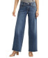 ფოტო #1 პროდუქტის Suki Mid Rise Wide Leg Jeans