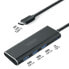 Фото #1 товара USB-разветвитель Nilox NXHUBUSBC03 Чёрный