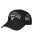 Фото #1 товара Men's Black Vanderbilt Commodores Wyatt Primary Team Trucker Adjustable Hat