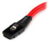 Фото #3 товара StarTech.com 50cm SFF-8087 to 4x SATA - Internal Mini SAS to SATA Reverse Cable - 0.5 m - 1 x SFF-8087 - 4 x SATA - Male/Female - Black - Red - 100 g