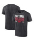 Men's Heathered Charcoal Arkansas Razorbacks 2022 SEC Softball Conference Tournament Champions Locker Room T-shirt