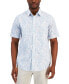Фото #1 товара Men's Refined Paisley Print Woven Button-Down Short-Sleeve Shirt, Created for Macy's