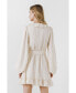 ფოტო #3 პროდუქტის Women's Ruffled Wrap Dress