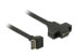 Delock 85326 - 0.45 m - USB A - USB C - USB 3.2 Gen 2 (3.1 Gen 2) - Male/Male - Black
