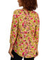 Women's Printed Scoop-Neck Top, Created for Macy's