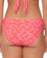 Фото #2 товара Juniors' Floral-Print Ruffle Bikini Bottoms
