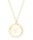 Фото #3 товара brook & york 14K Gold Plated Isla Initial Long Locket Necklace