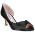 Фото #2 товара Nina Contesa Metallic Peep Toe Evening Pumps Womens Black Dress Casual CONTESA-B