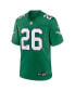 Фото #2 товара Men's Saquon Barkley Kelly Green Philadelphia Eagles Alternate Game Jersey