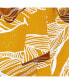 Women's Yellow Palm Leaf Tie Waist Romper
