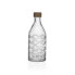 Bottle Versa 1 L Waves Glass Aluminium 9,8 x 25,1 x 9,8 cm