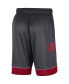 Men's Charcoal, Cardinal Arkansas Razorbacks Fast Break Shorts