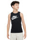 Фото #1 товара Рубашка для малышей Nike Sportswear Essential Cotton Tank Top, большой размер