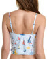 Фото #2 товара Pink Chicken Courtney Tankini Top Women's Blue Xs