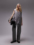 Topshop Tonic oversized waistcoat in light grey 36 - фото #7