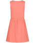 ფოტო #2 პროდუქტის Toddler Girls Embroidered-Logo Sleeveless Dress