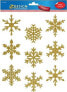 Avery Zweckform Naklejki foliowe - Złote gwiazdki na okno