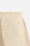 LINEN - VISCOSE BERMUDA SHORTS