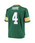 ფოტო #2 პროდუქტის Men's Brett Favre Green Green Bay Packers Big and Tall 1996 Retired Player Replica Jersey