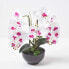 Künstliche weiß-pinke Phalaenopsis