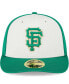 Фото #2 товара Men's White, Green San Francisco Giants 2024 St. Patrick's Day Low Profile 59FIFTY Fitted Hat