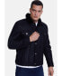 ფოტო #2 პროდუქტის Men's Casual Jacket, Washed Black With Black Wool