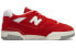 Фото #3 товара New Balance NB 550 防滑耐磨 低帮 复古篮球鞋 男女同款 红色 / Кроссовки New Balance NB 550 BB550VND