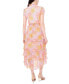 Фото #6 товара Платье миди с коротким рукавом Sam & Jess petite Tiered для женщин