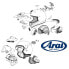 ARAI IC-5 RX-7V/SZ-R VAS/SZ-RAM-X Top Air Vent бриллиантово-черный - фото #2